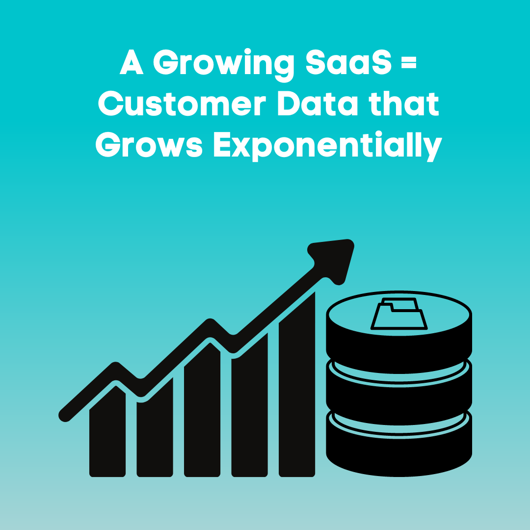 A Growing SaaS = Customer Data that Grows Exponentially